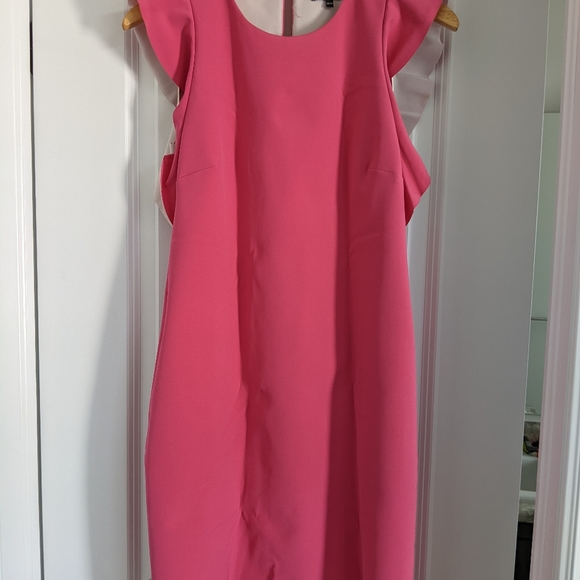 RW & Co. Pink Ruffle Dress US: XS - Picture 2 of 4